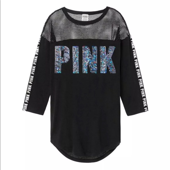 PINK MESH BOYFRIEND JERSEY - Picture 2 of 3